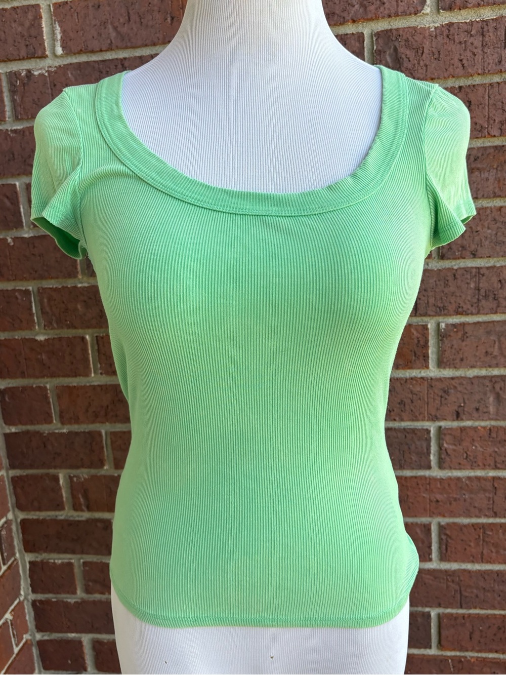 wild fable Scoop Neck Short Sleeve Top - Mint Green